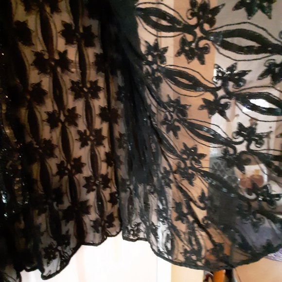 Beautiful Silk Sequined Jacket - Picture 8 of 8